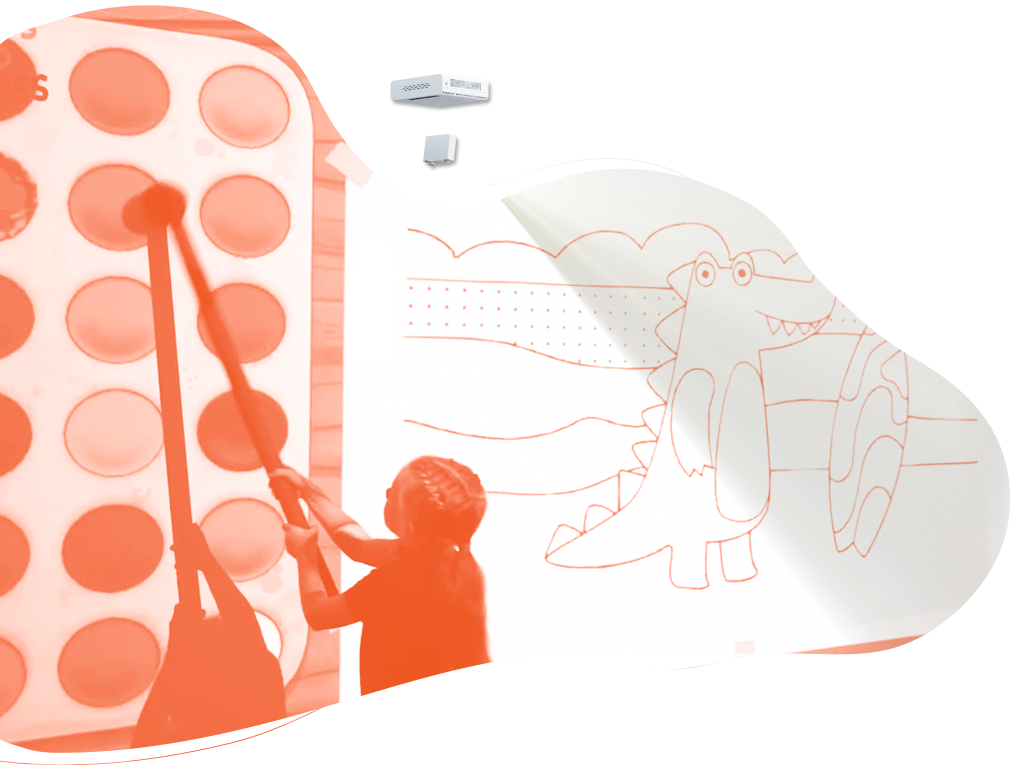 Interaktív fali játék