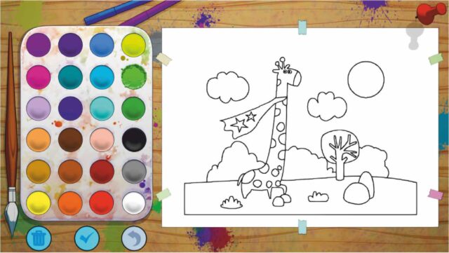 Festés ecsettel Varázsfal