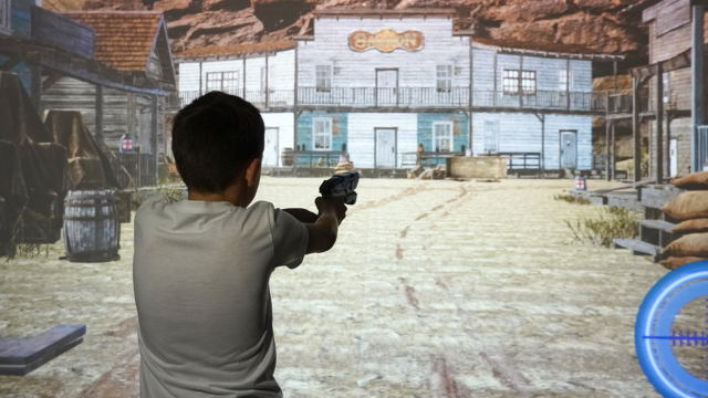 Astro Blaster interaktív lézerharc