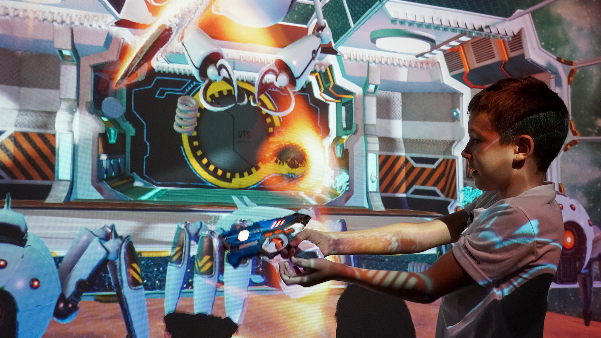Astro Blaster interaktív lézerharc