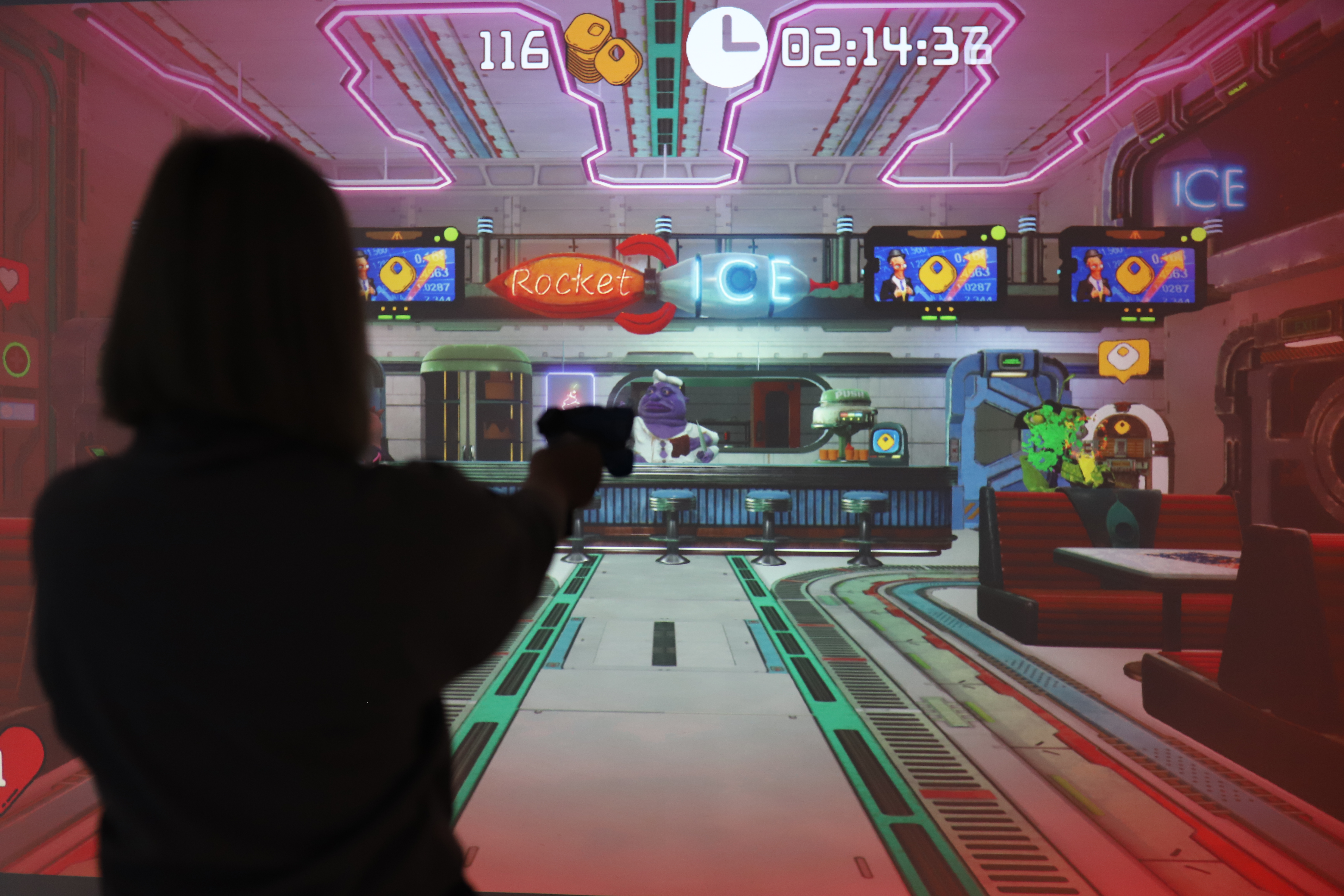 Astro Blaster interaktív lézerharc